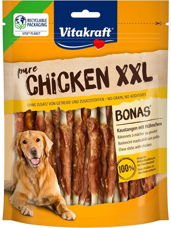 Vitakraft Pure Chicken Bonas XXL Tyggestenger med Kylling 200g