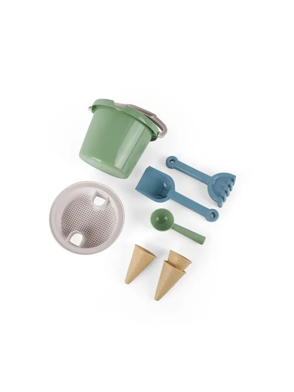 Dantoy Thorbjorn Bucket set w. Ice cream cones - Green