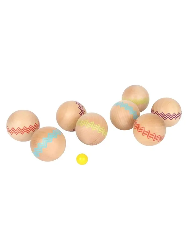 - Wooden Jeu de Boules 9 pcs.
