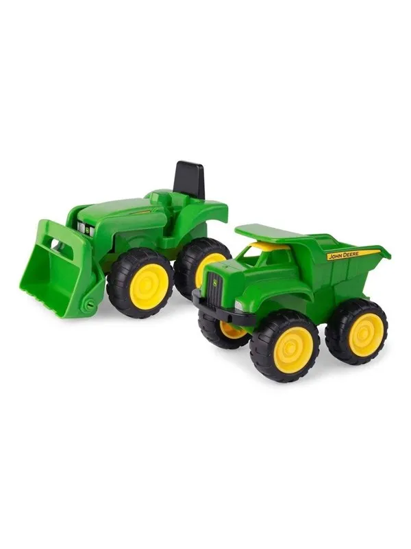 John Deere Mini Sandbox Tractor And Dump Truck Set