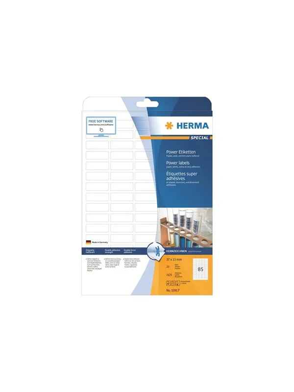 HERMA labels - matte - 2125 label(s) - 37 x 13 mm