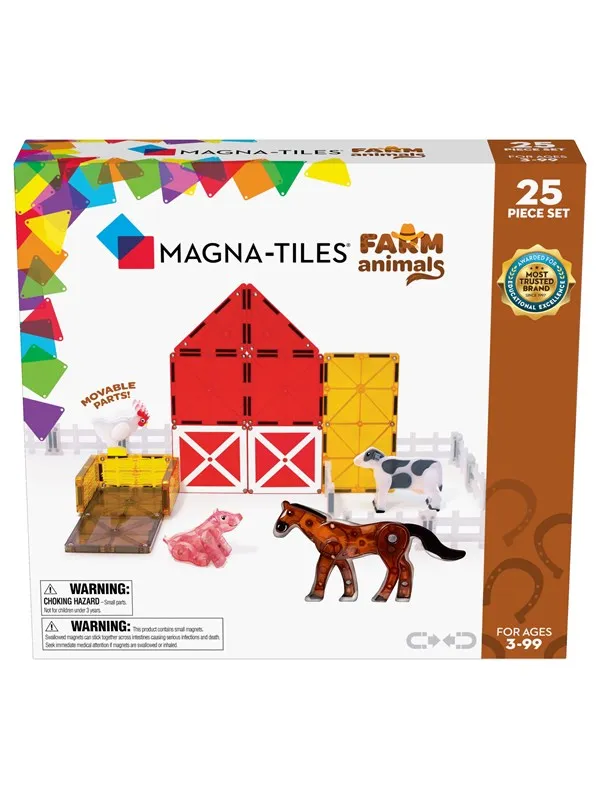 Magna-Tiles Farm 25 Piece Set