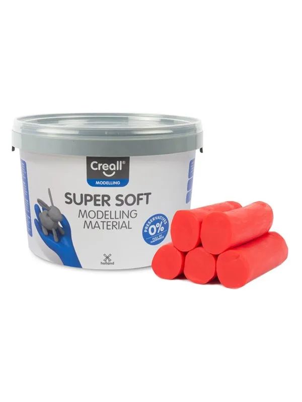 Creall Supersoft clay Red 1750gr.