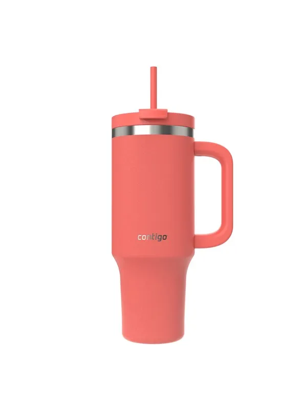 Contigo  Streeterville Tumbler with handle Coral - 1200ml