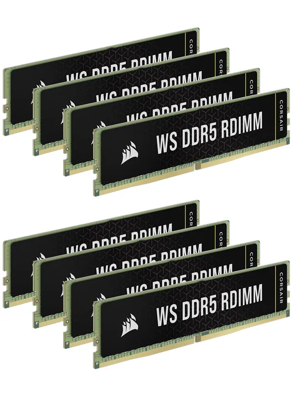 Corsair WS DDR5-5600 - 128GB - CL40 - Octa Channel (8 pcs) - Intel XMP - Grønn