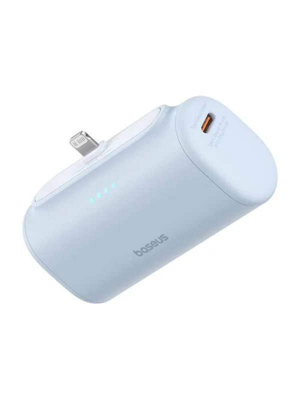 Baseus Powerbank OS Compact IP 5000mAh 20W (blue) Nødlader - Blue - 5000 mAh