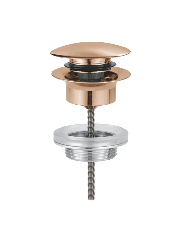 Grohe push-open waste set brushed warm sunset