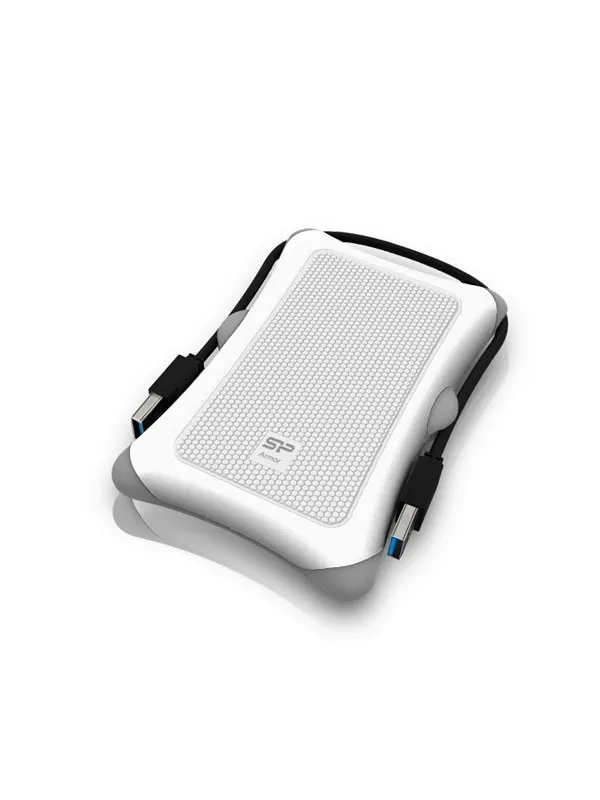 Silicon Power Armor A30 White - Ekstern Harddisk - 2TB - Hvit