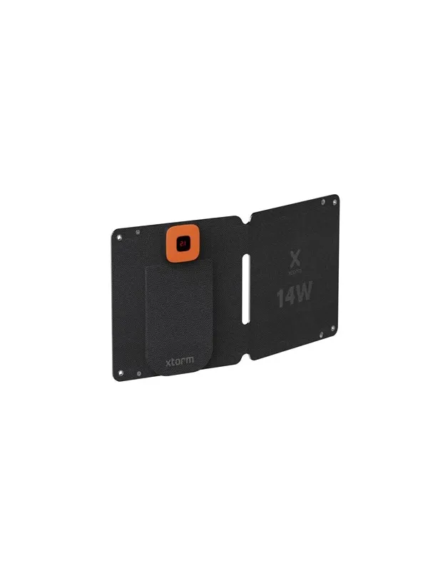 Xtorm Powerful 14W Solar panel IPX4 USB-C/A outputs