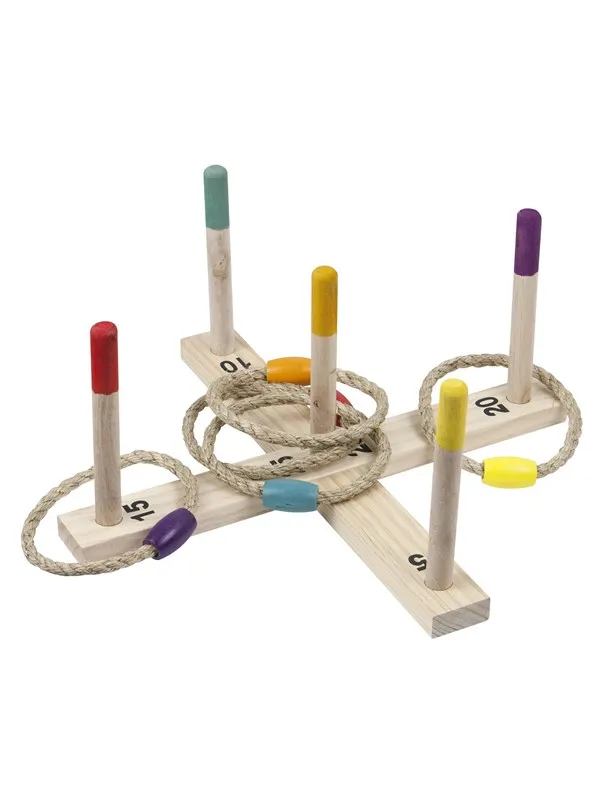 Happy Summer SPRING SUMMER Ring Toss Game Wood