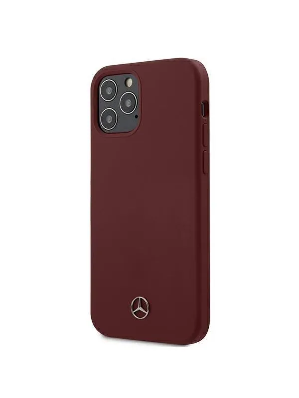Mercedes Silicone Line Case for iPhone 12 / iPhone 12 Pro - Red