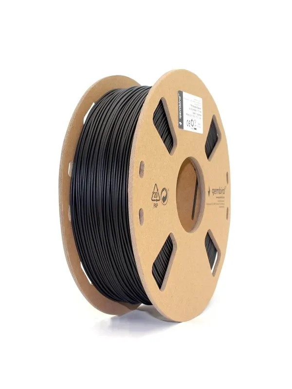 Gembird TPE-filament - Svart - 1.75mm ø - 1 kg