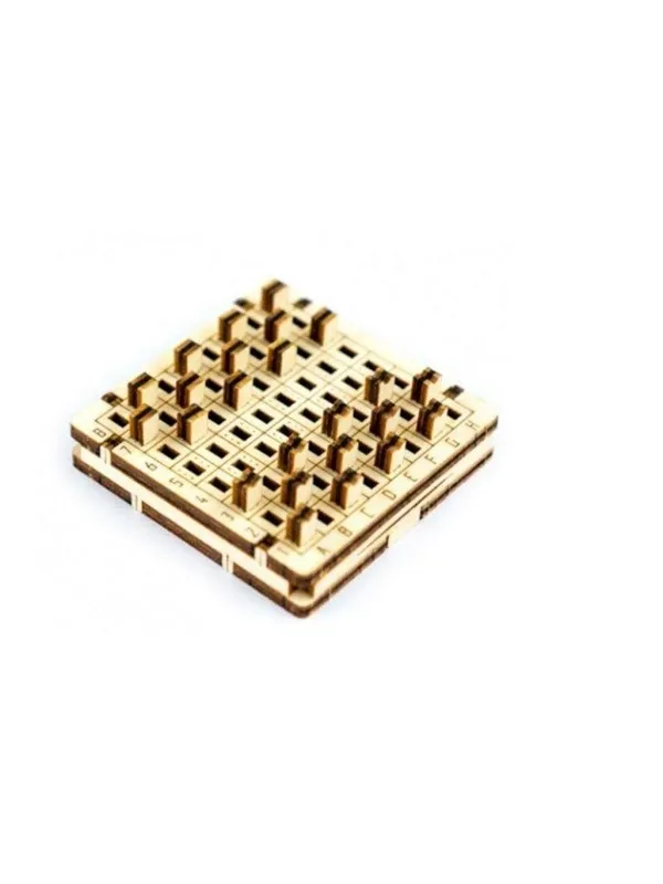 Mobimods WoodenCity Travel Game Checkers