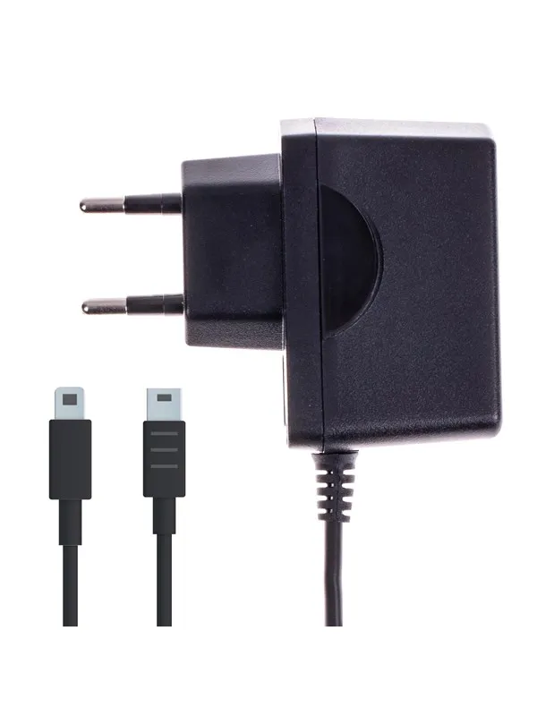 Freaks And Geeks AC Charger (New 3DS XL/2DS/3DS/3D) - Wired Deksel - Nintendo 2DS XL