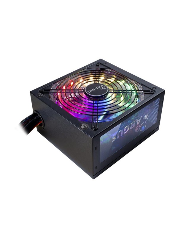 Inter-Tech Argus RGB-700W II Strømforsyning (PSU) - 700 Watt - 140 mm - ATX 2.3 - 80 Plus Bronze sertifisert