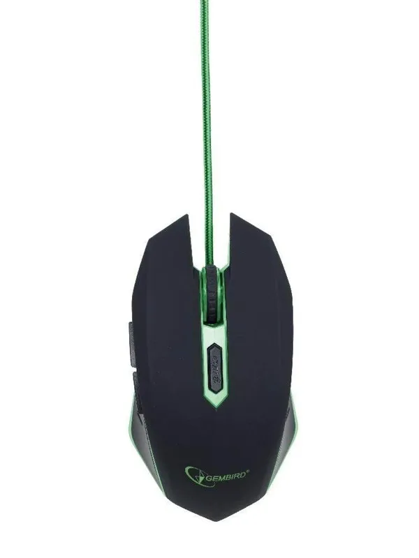 Gembird USB Gaming Mouse - Gaming mus - Optisk - 6 - Grønn