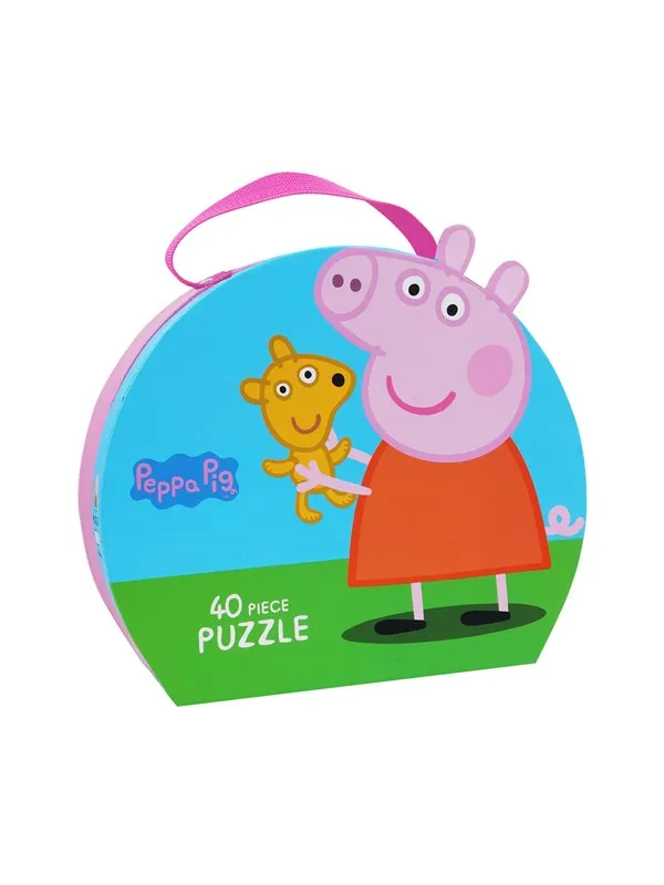 Barbo Toys Peppa Pig - Puzzle Suitcase - Peppa Teddy
