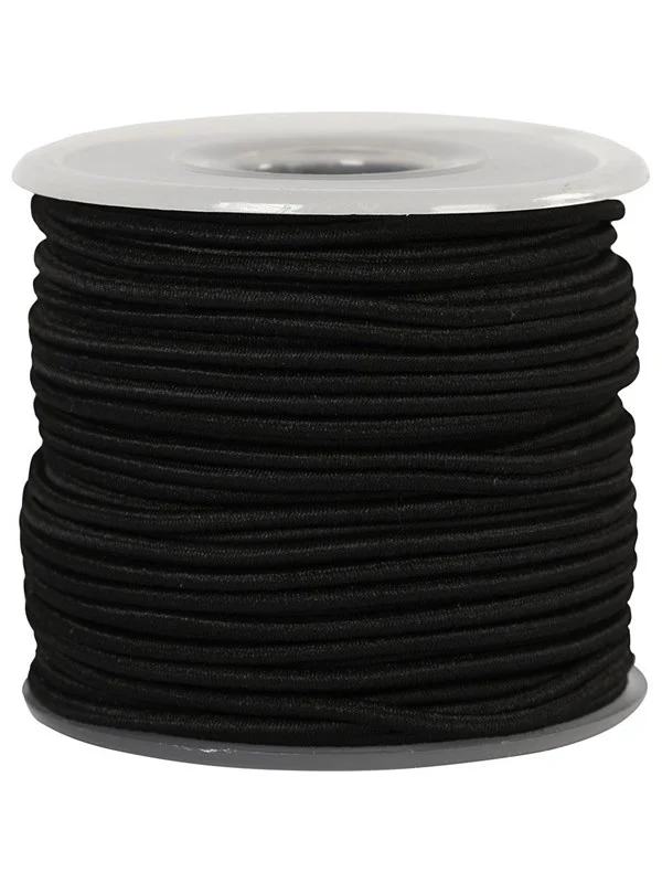 Creativ Company Elastic Black 25m