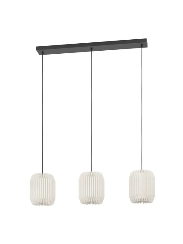 EGLO BELGRAVE LANGBORD L880 3XE27 SVART/HVIT FSC
