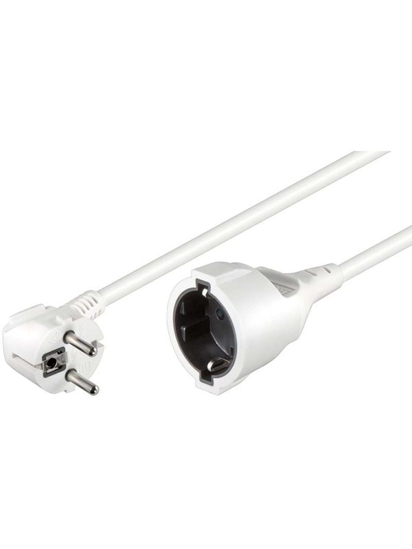 Pro Power cable C13 Ext. - Hvit - 2m