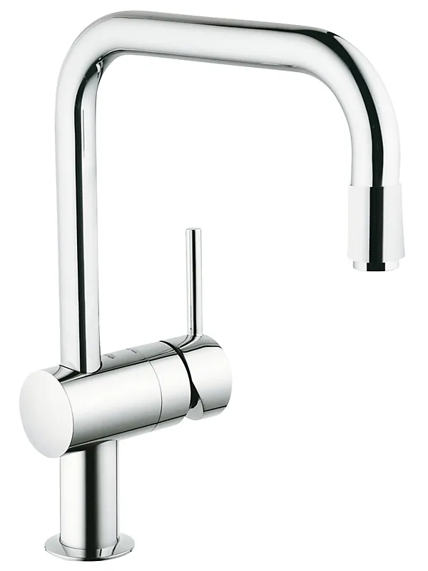Grohe Minta Kitchen faucet with pull-out U-spout Chrome