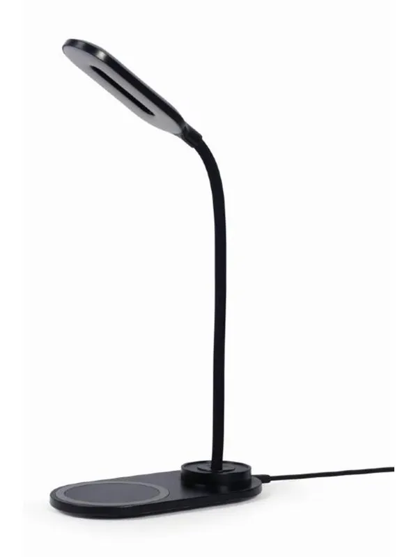 Gembird Desk lamp with wireless charger - Black