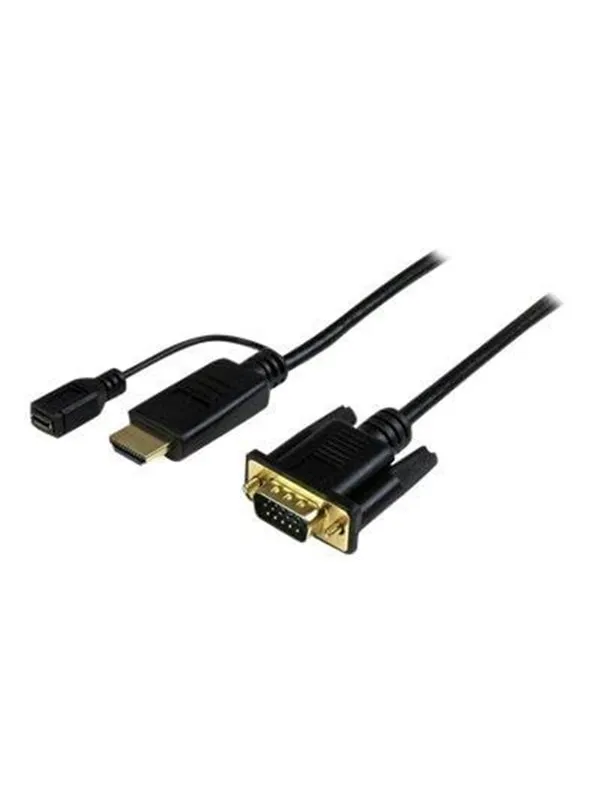 StarTech.com HDMI to VGA active converter cable HDMI to VGA adapter - video converter - 0.9m