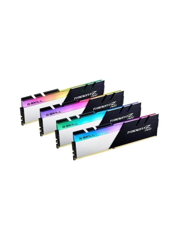 G.Skill Trident Z Neo DDR4-3200 - 64GB - CL16 - Quad Channel (4 pcs) - AMD Optimized - Svart med RGB