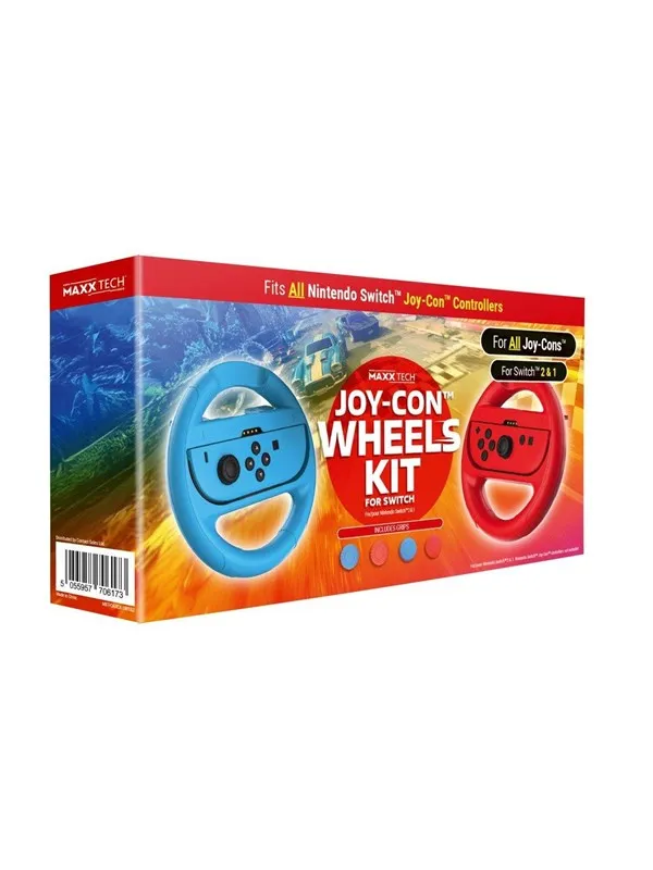 MAXX TECH Joy-Con Wheels & Grip Kit - Nintendo Switch 2