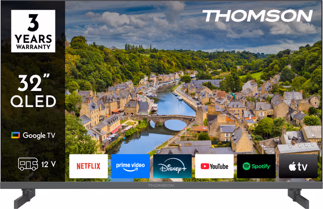 Thomson Google TV 32" FQG3S15C FullHD QLED 12V smart TV (2025)