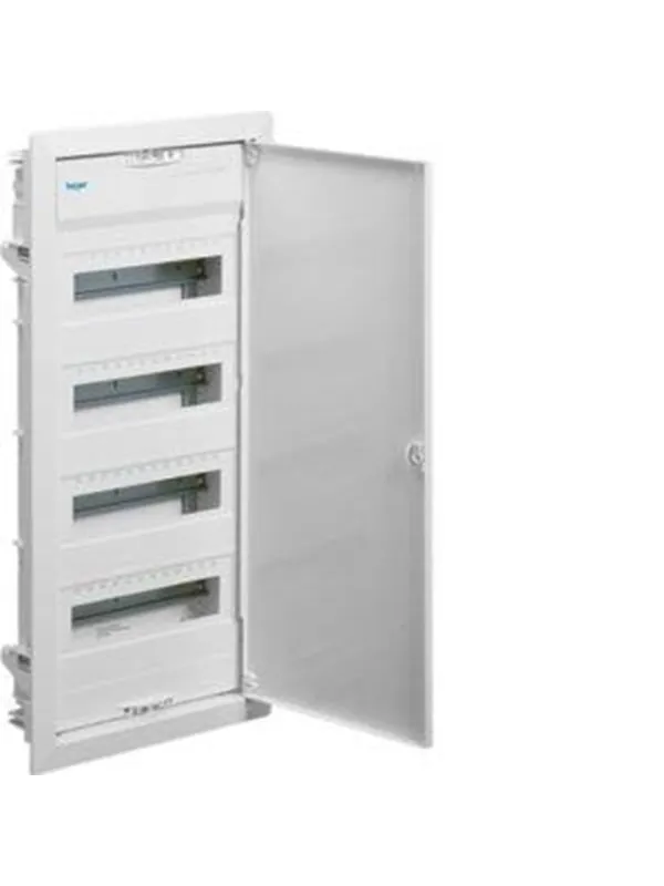 Hager Dis enclosure flush mounted 4 row 48m