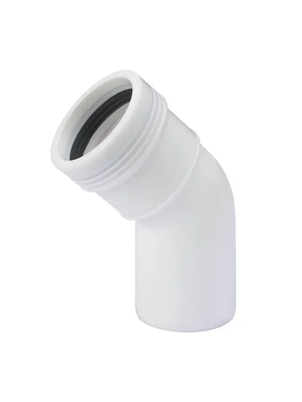 Wavin Wafix pp bend 45° x 32 mm white