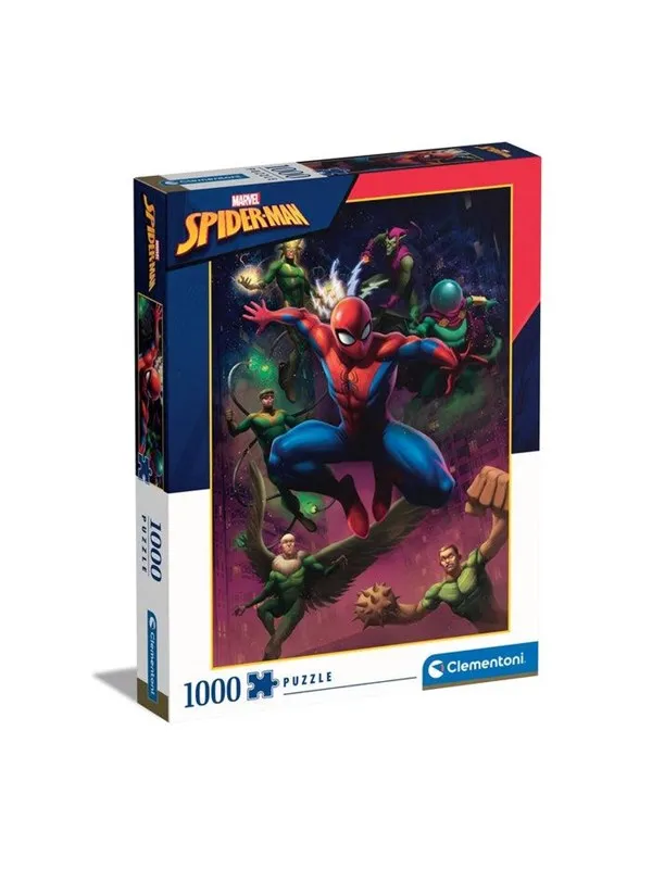 Clementoni Jigsaw Puzzle Marvel Spiderman 1000pcs. Gulv