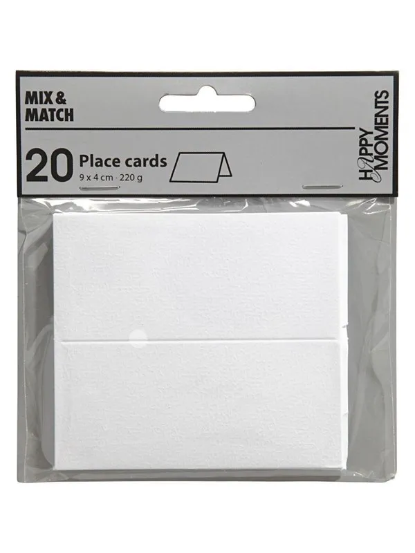 Creativ Company - Name cards Off-white 20 pcs.