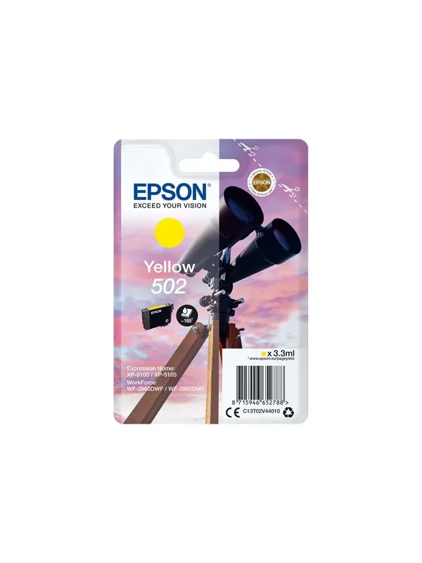 Epson 502 - gul - original - blækpatron