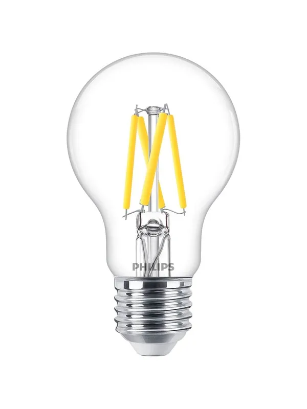 Philips LED-lyspære Classic 3.4W/920-927 (40W) Clear Dimmable E27