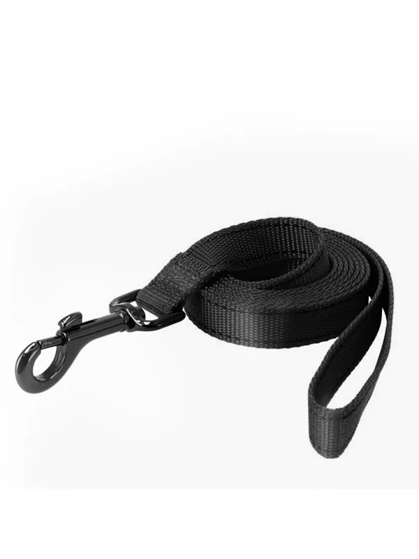 Dogman Iris Nylon Hundebånd Svart L 25mmx180cm