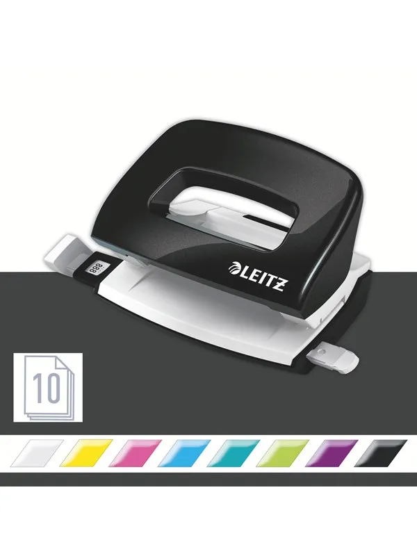 Leitz Hullemaskin  WOW Mini 2 hull/10 ark Sort