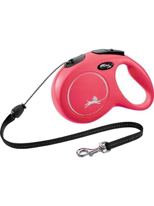 Flexi New CLASSIC M Leash 8 m red