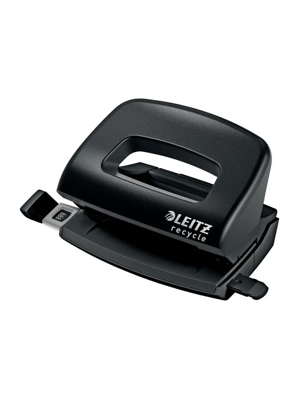 Leitz NeXXt Recycle Mini hullemaskin 10 ark/2 hull, Sort
