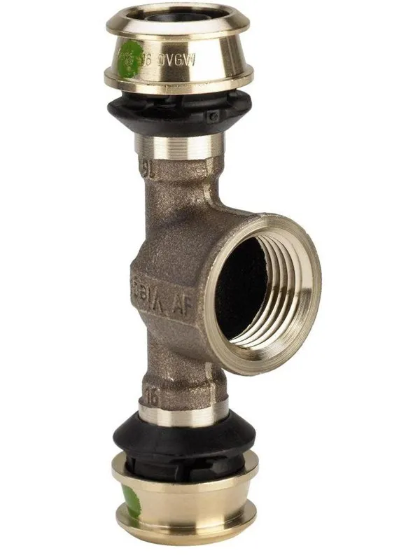 Viega Raxofix T-piece 25 x 1/2" x 25 mm gunmetal