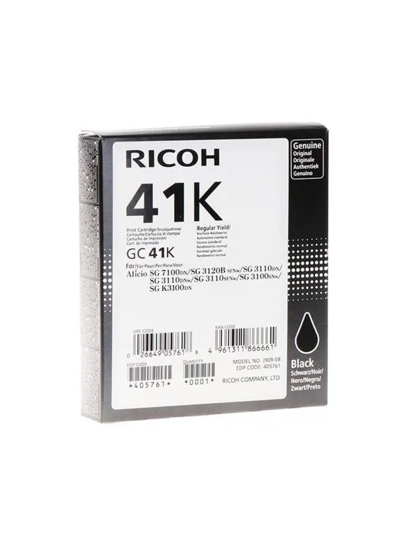 Ricoh Ink Cartridge GC 41K HY - Black - Blekkpatron Svart