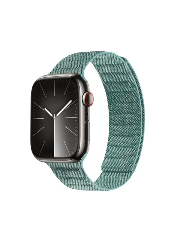 CRONG Melange - Magnetic strap for Apple Watch 44/45/46/49 mm - turquoise melange