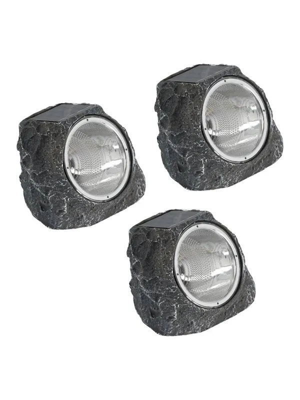 EGLO SOLCELLE STEINGRÅ 3 STK PK.