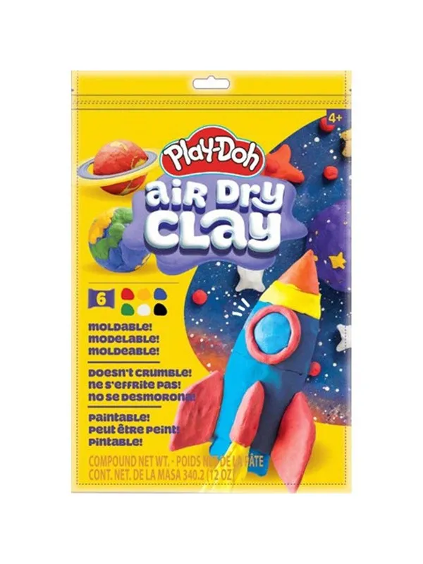 Play-Doh Air Clay Multi Color Bag 340G