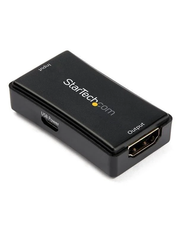 StarTech.com 45' HDMI Signal Booster - 4K 60Hz - USB Power - HDMI Repeater - video/audio extender - HDMI