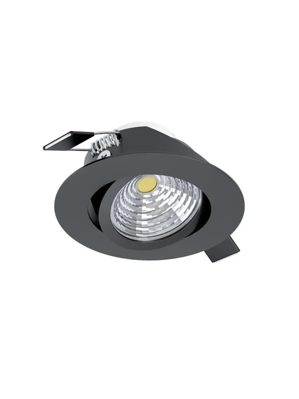 EGLO SALICETO INNEBYGD. KIP Ø88 450LM 4000K DAMPPB. SVART