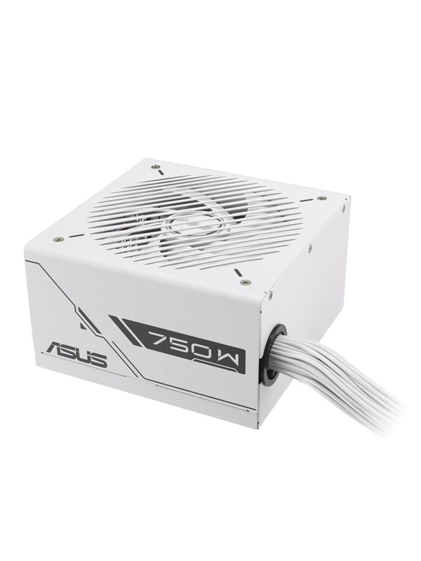 ASUS Prime 750B White Strømforsyning (PSU) - 750 Watt - 135 mm - ATX 2.54 - 80 Plus Bronze sertifisert
