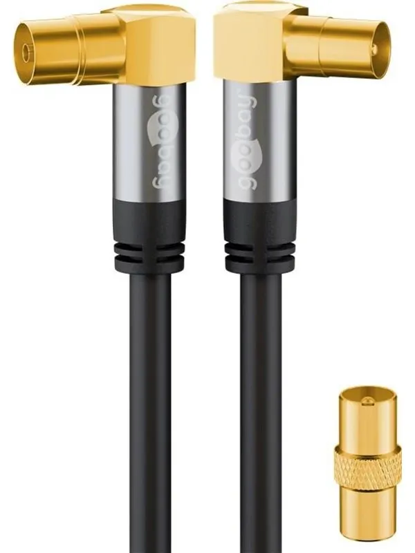 Pro TV antenna cable (135 dB) 4x shielded 10 m
