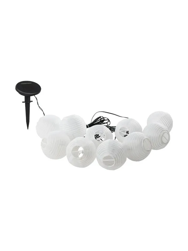 EGLO SOLAR LYSKJEDE 10L BALL HVIT